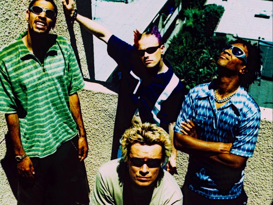 The Prodigy fotografiados en 1997 (Pat Pope/Shutterstock)