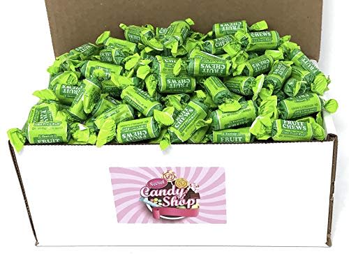 Tootsie Fruit Chews Candy in Box, 2lb (Individually Wrapped) (Lime)