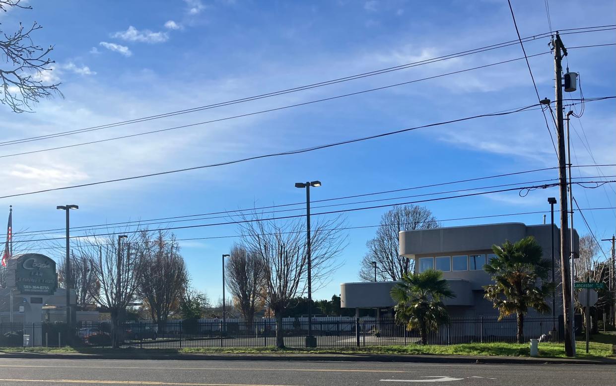 A cannabis dispensary is planned at the former used car lot in southeast Salem.