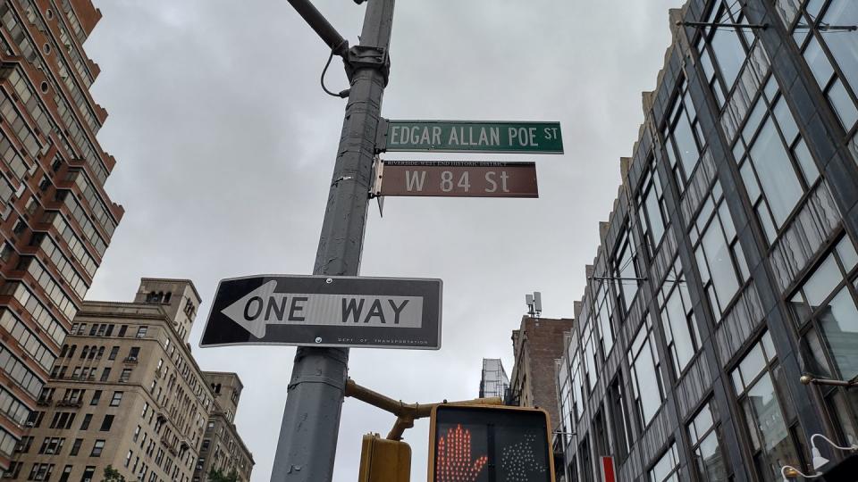 a street sign on a pole