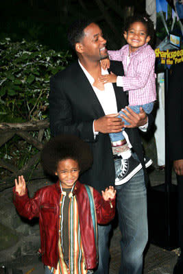 Will Smith and kids at the New York premiere of Dreamworks' Shark Tale