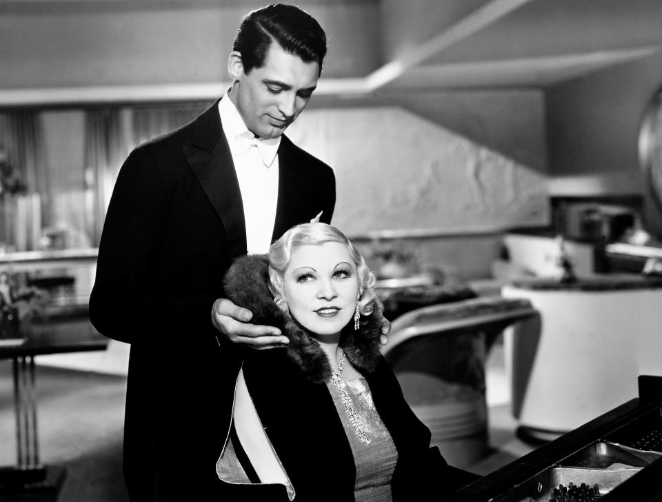 Cary Grant and Mae West starring in I'm No Angel, a Paramount Picture directed by Wesley Ruggles. (Photo by George Rinhart/Corbis via Getty Images)