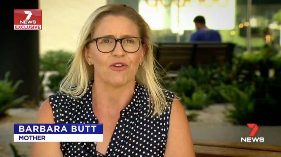 Barbara Butt was told her daughter might not make it. Source: 7 News