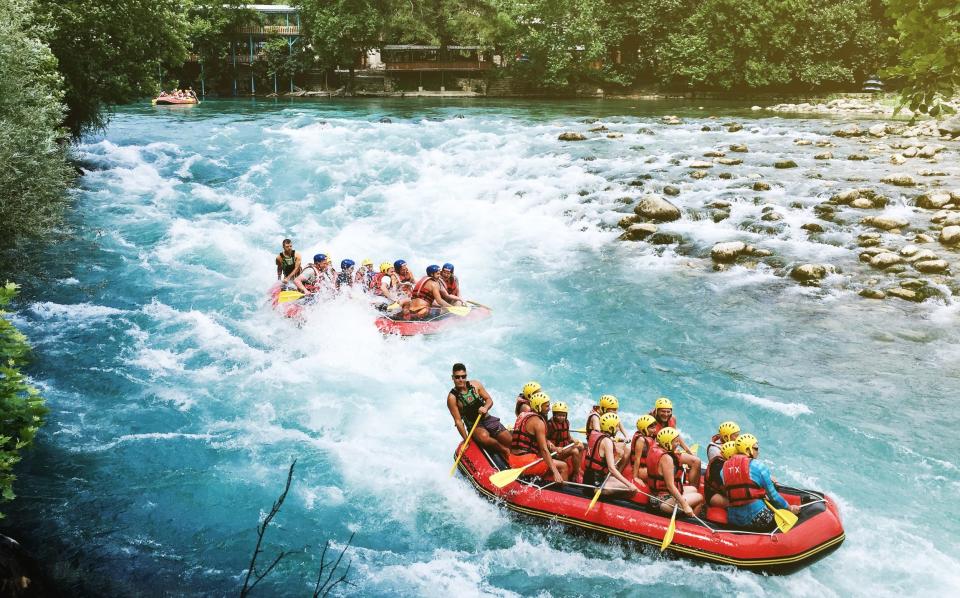 white water rafting turkey - Getty