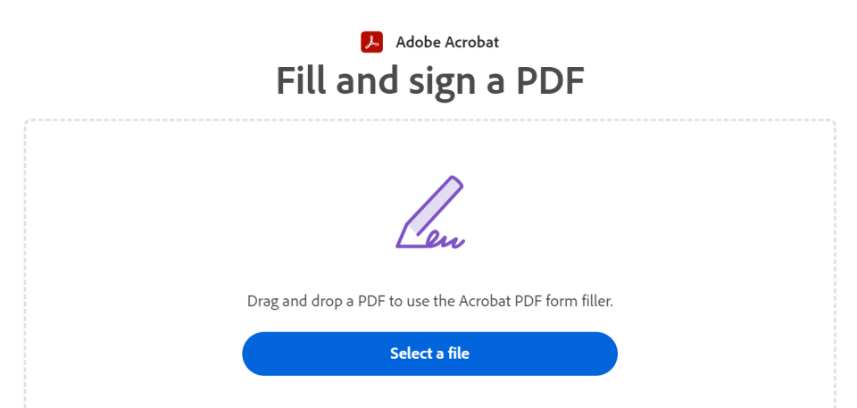 Adobe pdf electronic signature