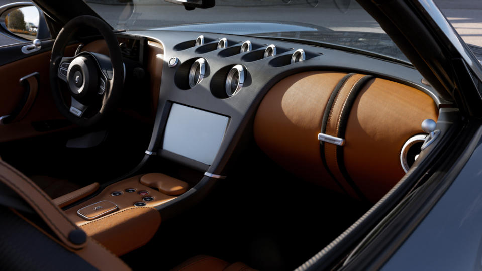 The interior of the all-electric Wiesmann Project Thunderball.