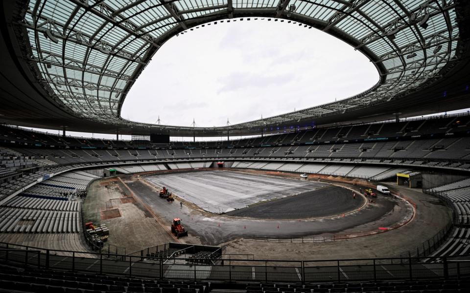 The Stade de France is being adapted for the July Games