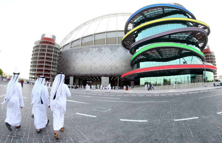 The Khalifa International Stadium in the Qatari capital Doha has been refurbished ahead of the 2022 World Cup