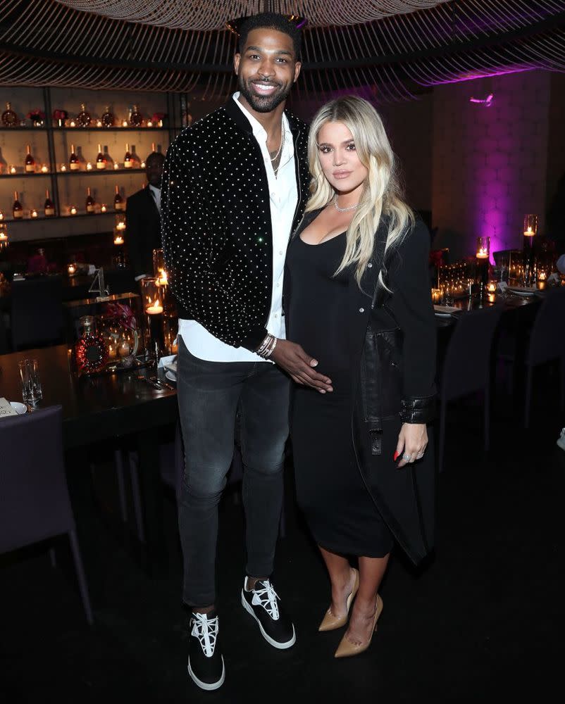 Tristan Thompson and Khloé Kardashian