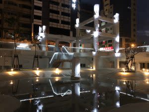 河樂公園夜景｜A night view of The Spring. (Courtesy of Tainan City Government)