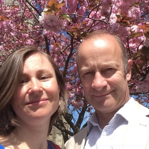  Henry Bolton with his wife Tatiana Smurova-Bolton - Credit: PA