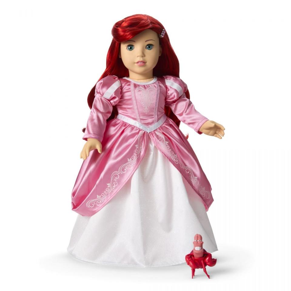 American Girl® Disney Princess Ariel Castle Ball Gown, Sebastian u0026 Accessories WS_HWP83