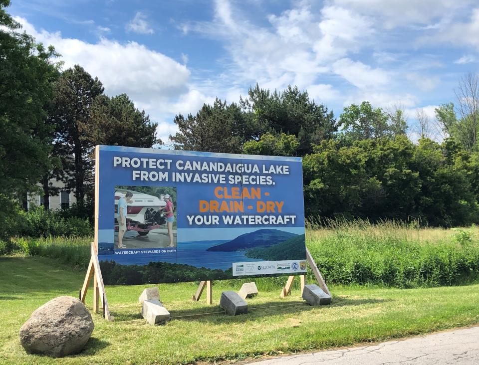 To protect Canandaigua Lake from invasive species, state and local leaders hope boat operators clean, drain and dry their watercraft before entering the lake.