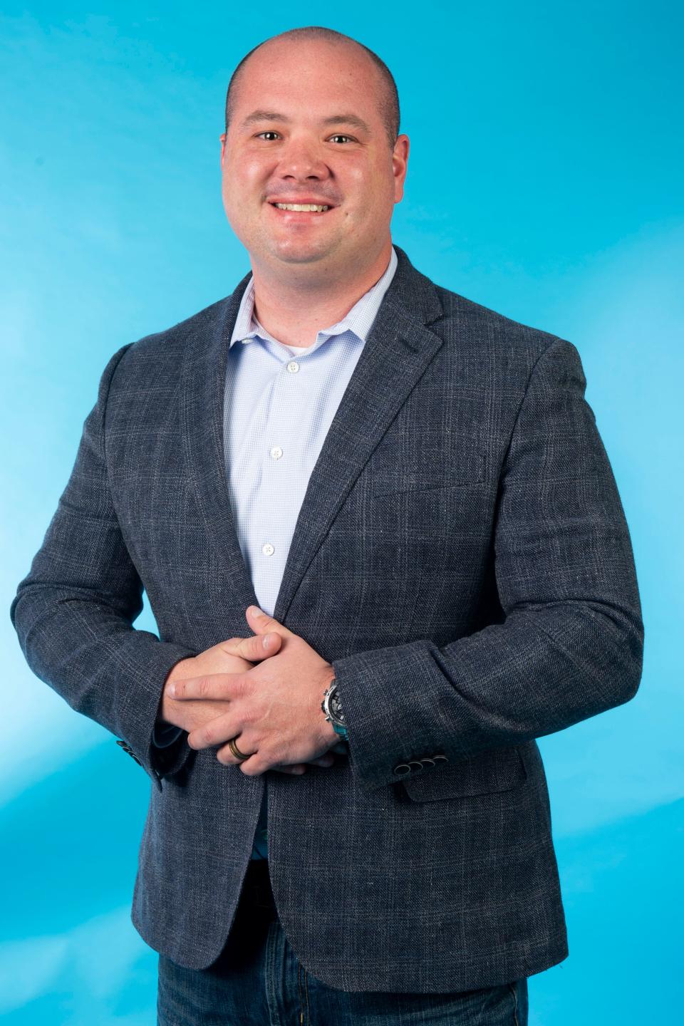 Kyle Mitchell, Program Manager, Consolidated Nuclear Security, LLC, 40 under 40 Class of 2021. Pictured in Knoxville, Tenn. on Wednesday, Oct. 27, 2021.