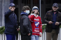 President Joe Biden visits shops with members of his family in Nantucket, Mass., Friday, Nov. 26, 2021. (AP Photo/Carolyn Kaster)