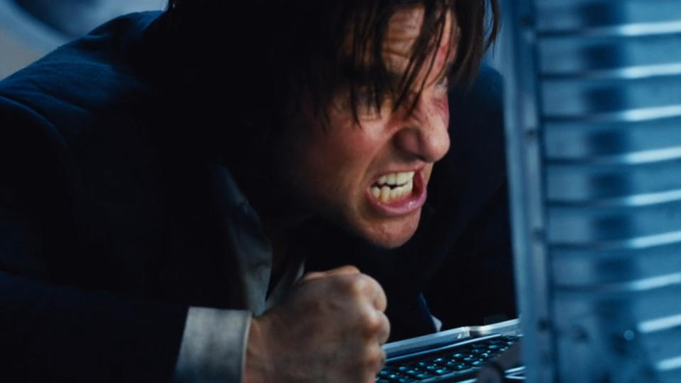 Tom Cruise in Mission Impossible: Ghost Protocol