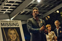 <p>'Gone Girl' took home nominations for Best Screenplay and Best Actress, but Affleck, the film's leading man, failed to earn a Best Actor nom despite a performance — as confounded husband Nick — that earned him some of the strongest acting reviews of his career.<br><br></p>