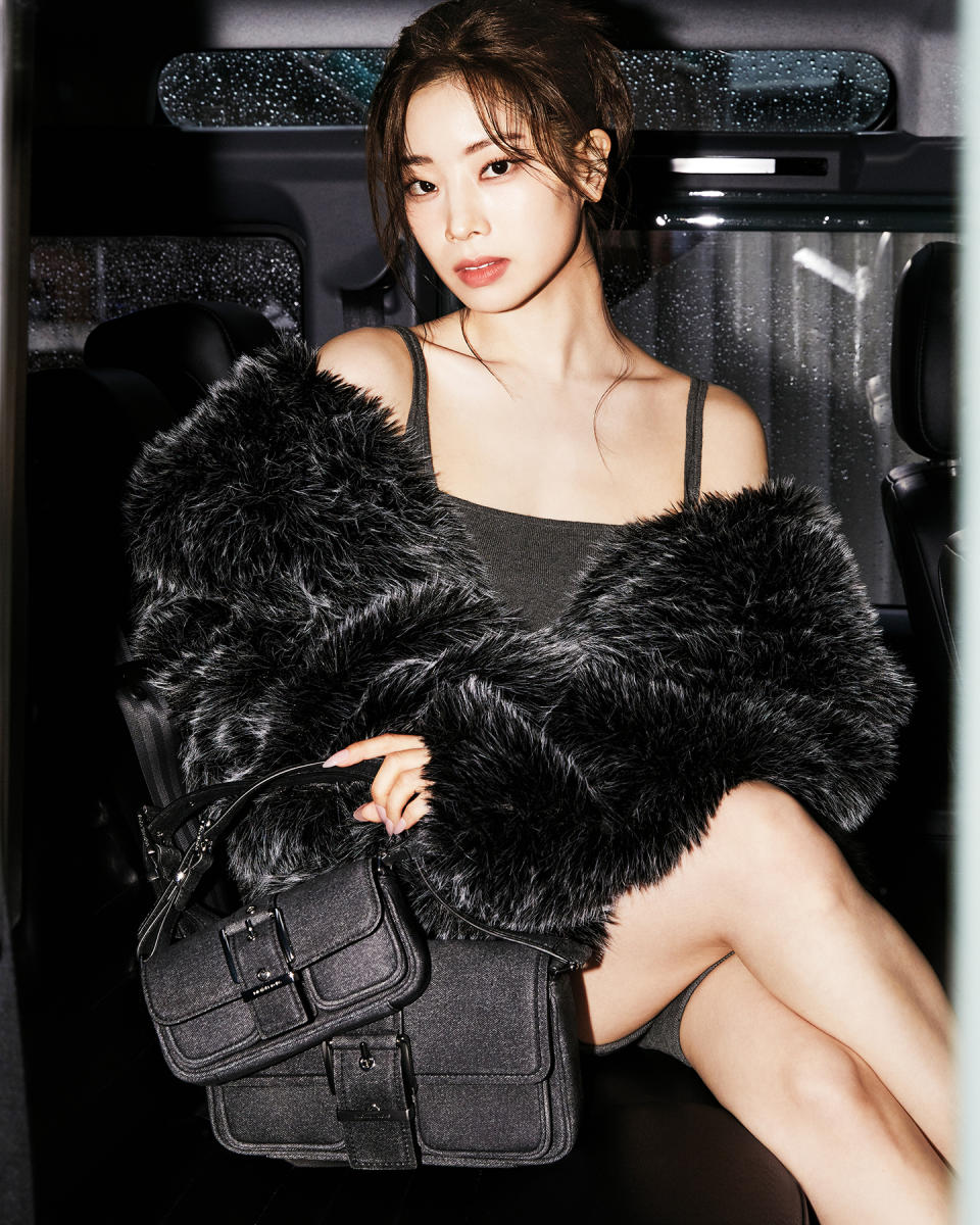 Dahyun, global brand ambassador for Michael Kors, in Michael Michael Kors ad campaign.