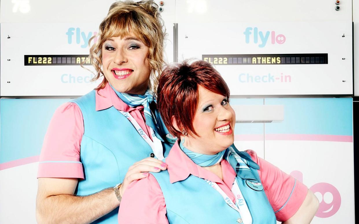 David Walliams and Matt Lucas in Come Fly With Me - BBC