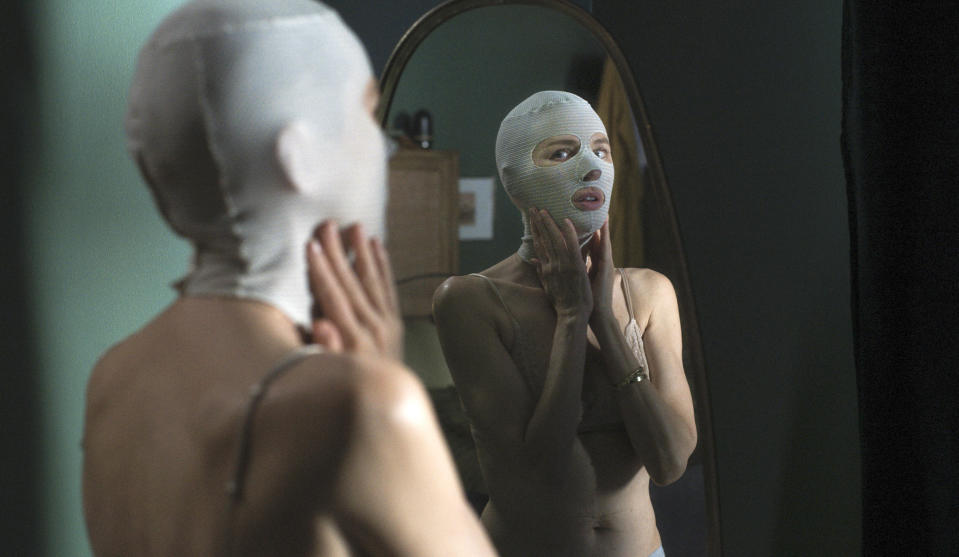 This image released by Prime Video shows Naomi Watts in a scene from "Goodnight Mommy." (Prime Video via AP)