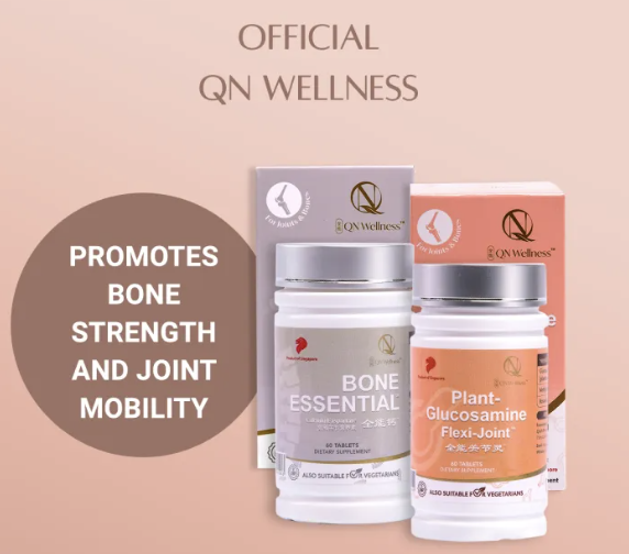 [Bundle of 2] QN Wellness - Bone Essential & Plant Glucosamine. PHOTO: Lazada