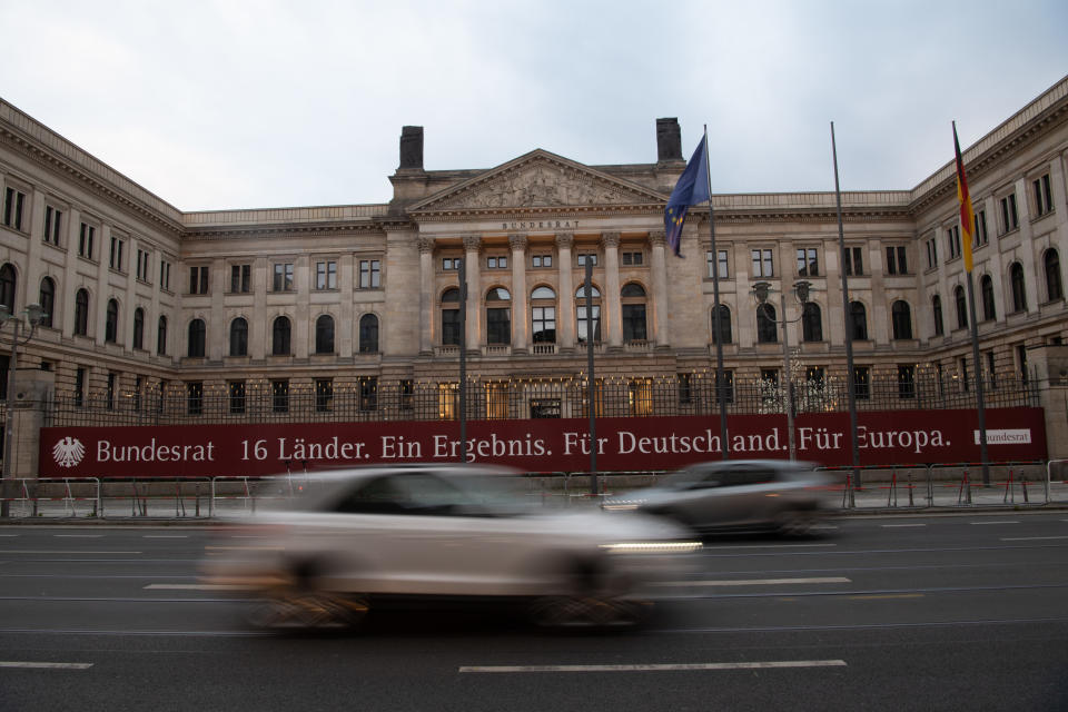 Das Gebäude des Bundesrates (Bild: Paul Zinken/dpa)