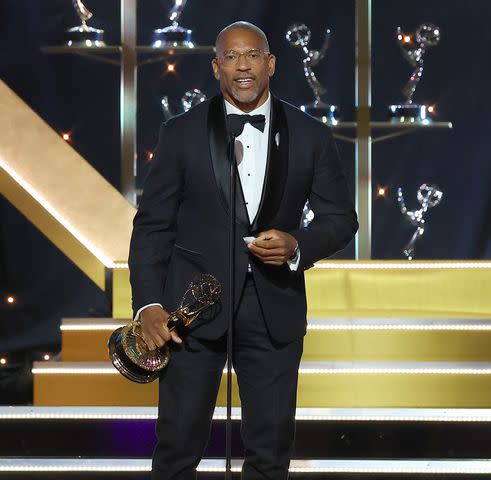 <p>Leon Bennett/Getty</p> Christian Cooper attends 51st Annual Daytime Emmy Creative Arts & Lifestyle awards at The Westin Bonaventure Hotel & Suites, Los Angeles on June 08, 2024 in Los Angeles, California