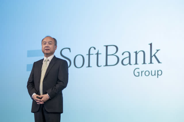 Masayoshi Son, chairman and chief executive officer of SoftBank Group Corp., speaks during a news conference in Tokyo, Japan, on Wednesday, Feb. 12, 2020. SoftBanklost money in its Vision Fund, the Japanese company posted a record. (Photo by Alessandro Di Ciommo/NurPhoto via Getty Images)