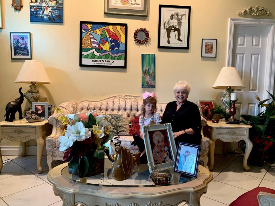 Cuban American Margarita De Castro, 79, with her granddaughter in her home in Miami, voted for President Trump and now fears voter fraud could rob a sitting U.S. president of power.