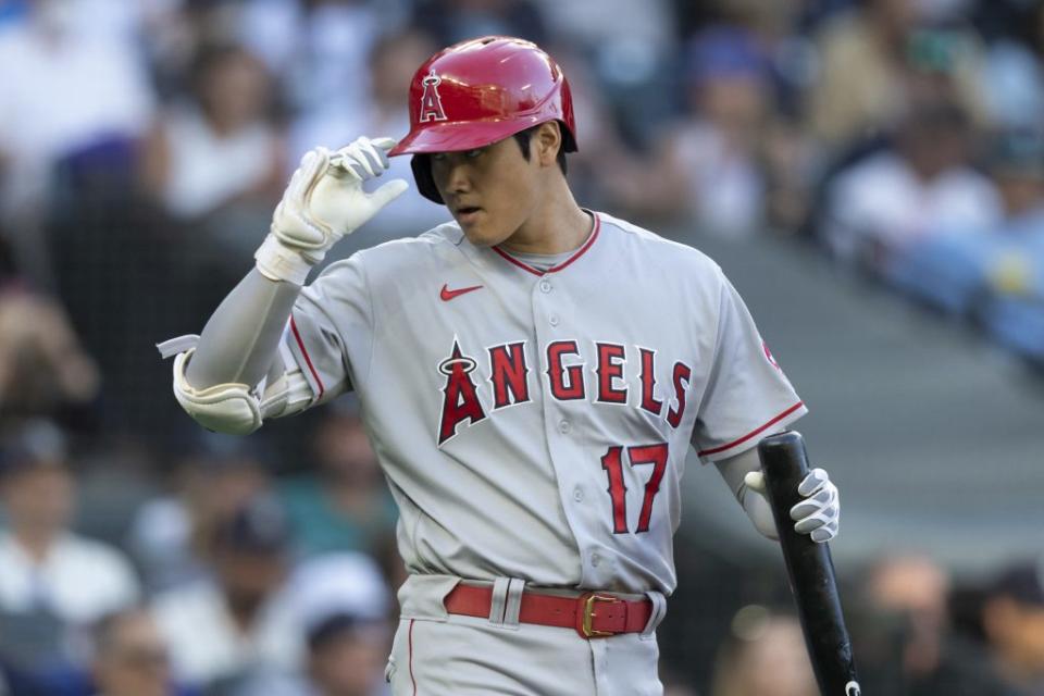 大谷翔平締造單季「10勝+10轟」紀錄，成為104年以來MLB首位達成者。（圖／美聯社）