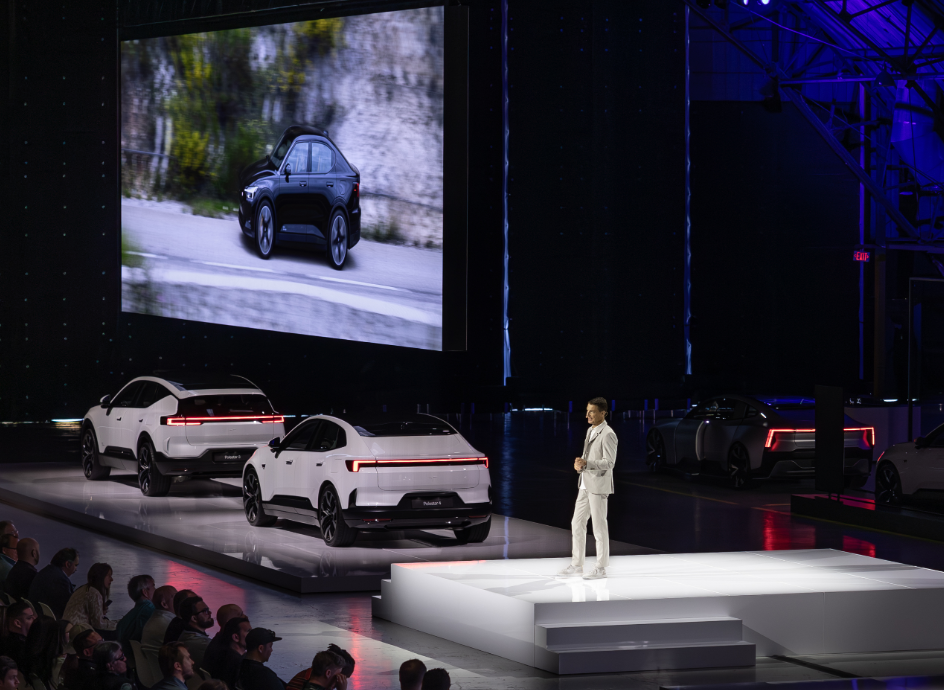 SANTA MONICA, CALIFORNIA - November 9th, 2023 - Polestar CEO Thomas Ingenlath speaks at Polestar Day (credit: Polestar)