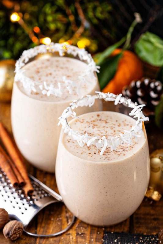 <p>The Novice Chef</p><p>A Puerto Rican holiday cocktail made with cream of coconut, rum, cinnamon, nutmeg and more.</p><p><strong>Get The Recipe: <a href="https://thenovicechefblog.com/coquito/" rel="nofollow noopener" target="_blank" data-ylk="slk:Coquito Cocktail;elm:context_link;itc:0;sec:content-canvas" class="link rapid-noclick-resp">Coquito Cocktail</a></strong></p>