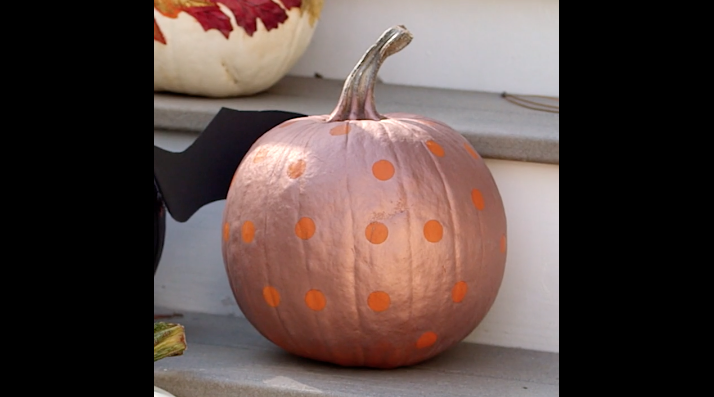 Polka Dot Pumpkin