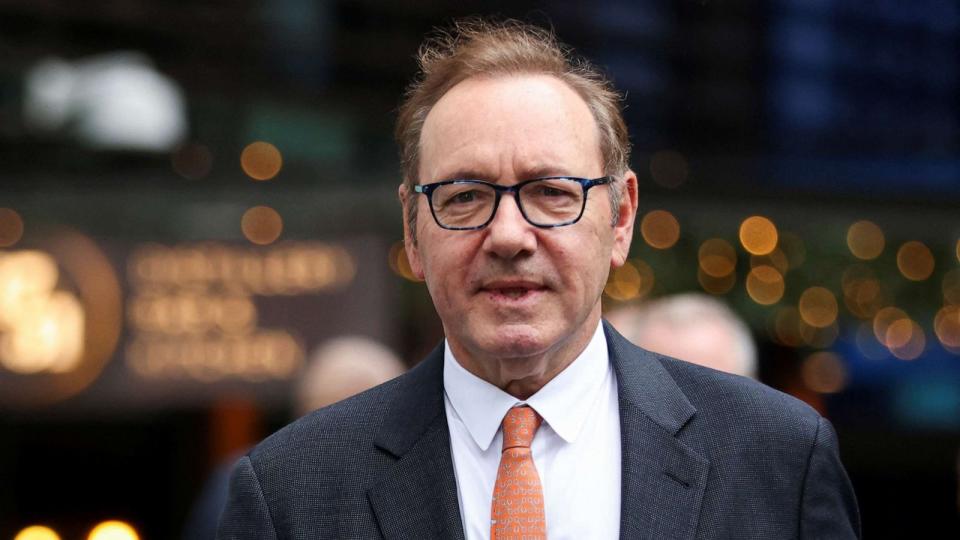 PHOTO: Actor Kevin Spacey walks outside Southwark Crown Court, as his trial over charges related to allegations of sex offences draws to a close, in London, Britain, July 24, 2023. (Hollie Adams/Reuters)