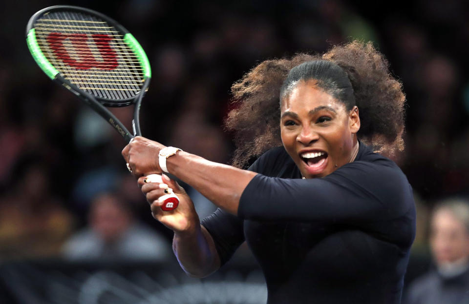 Serena Williams was the No. 1 player in the world when she took her maternity leave but won’t be seeded at the French Open after a 14-month absence. (AP)