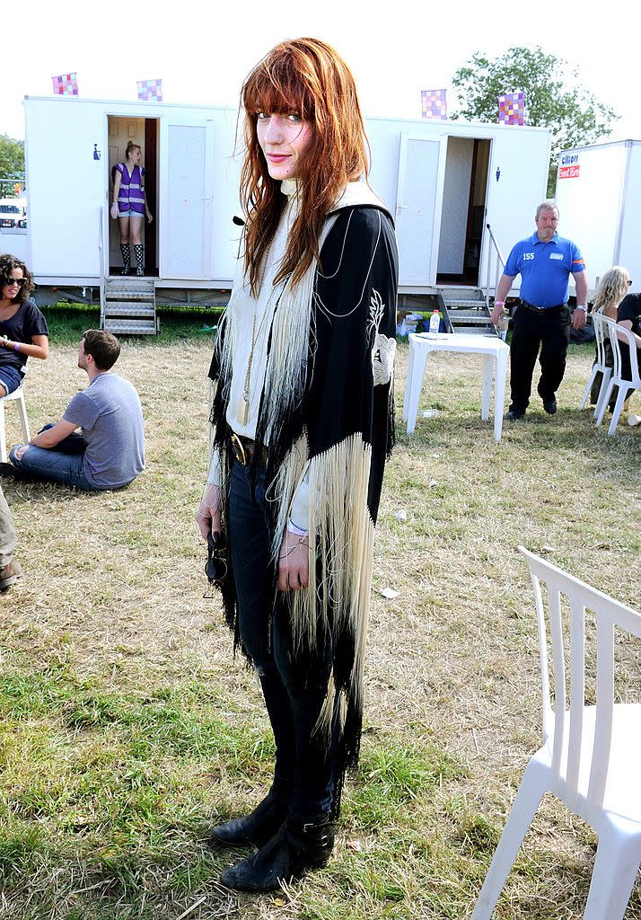 Florence Welch at Glastonbury, 2013