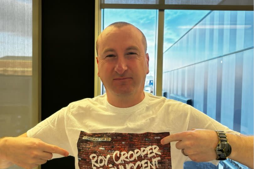 Andy is supporting Corrie's campaign -Credit:Andy Whyment Instagram