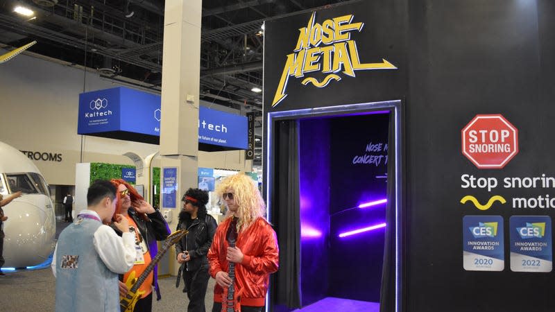 Nose Metal booth at CES 2023