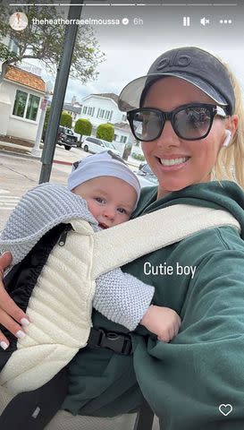 <p>Heather Rae El Moussa/instagram</p> Heather Rae El Moussa and son Tristan