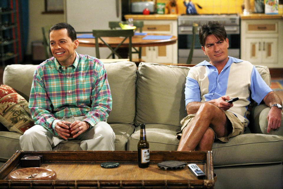 Screenshot from "Two and a Half Men"