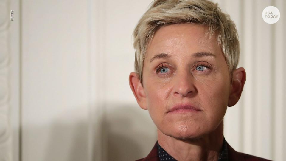 Ellen DeGeneres apologized to her talk show staff Thursday after a review of complaints of worker mistreatment found 'deficiencies.'