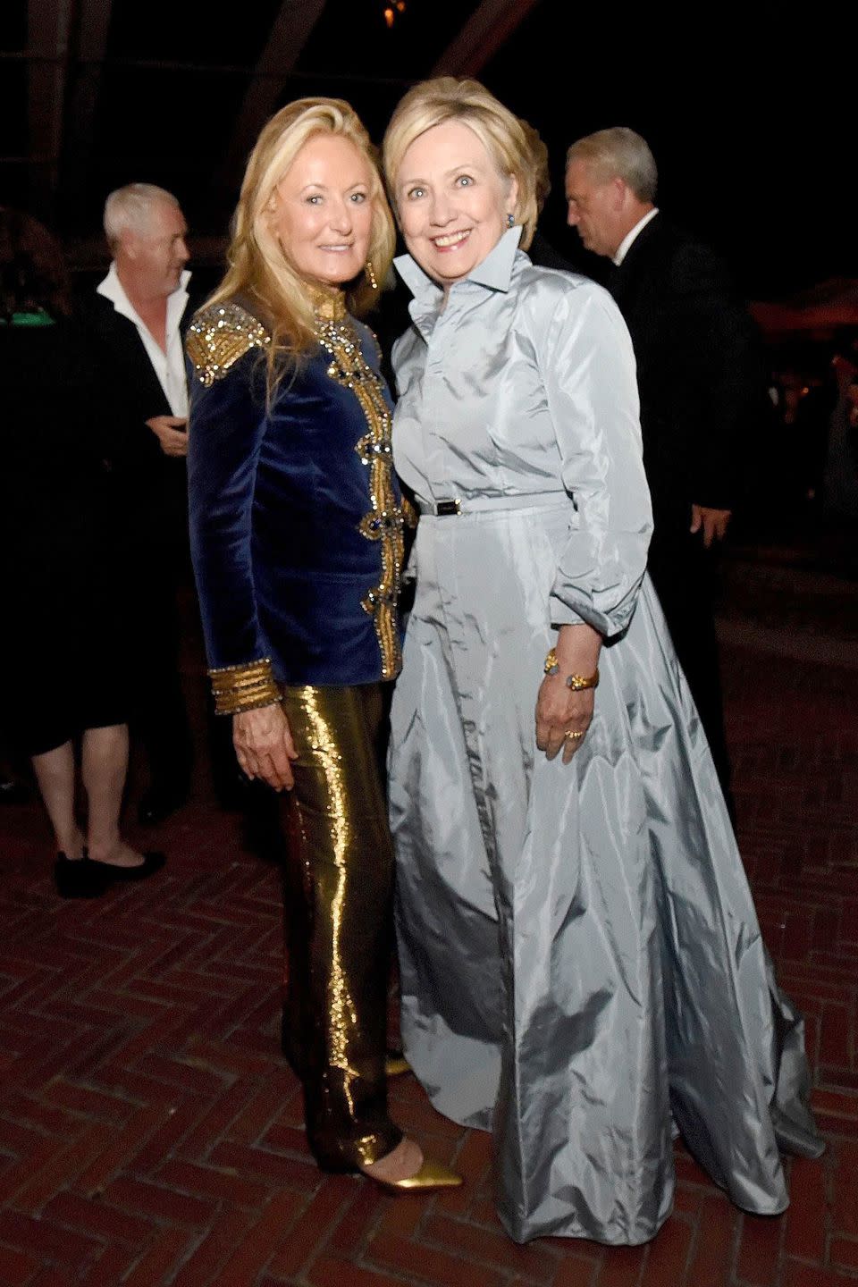 Ricky Lauren and Hillary Clinton