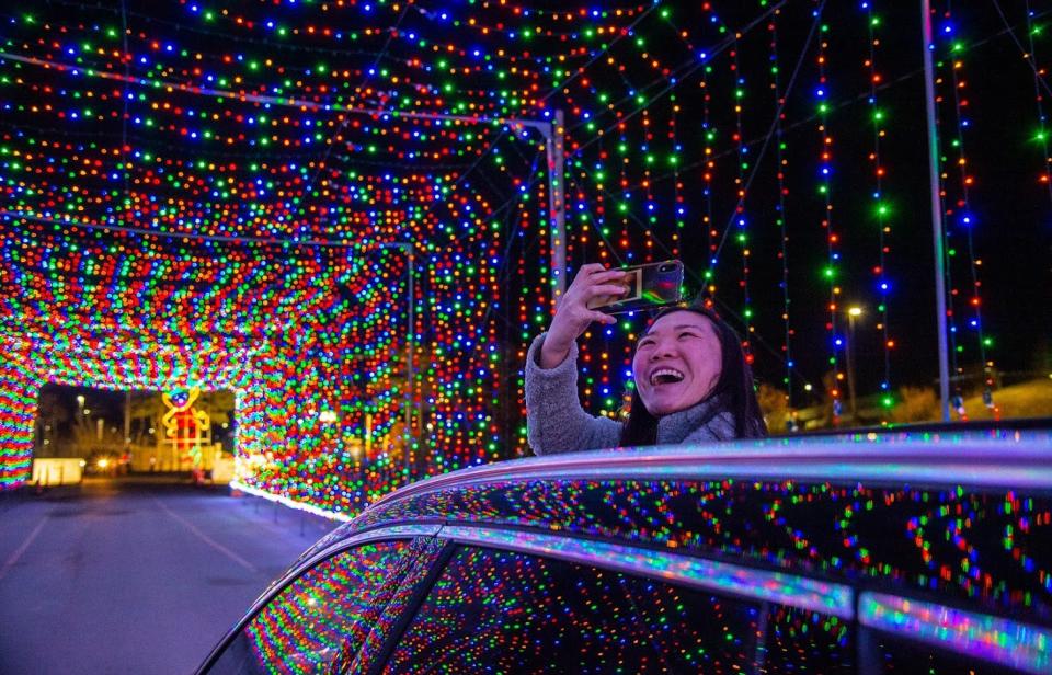 The annual "Magic of Lights" holiday display is open nightly through Dec. 31 at Daytona International Speedway.