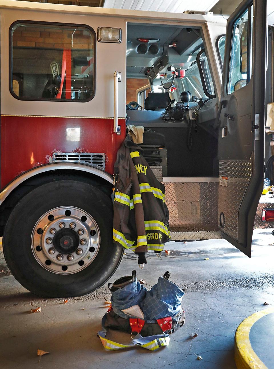 The Quincy Point fire station on Washington Street, which houses Engine 3.