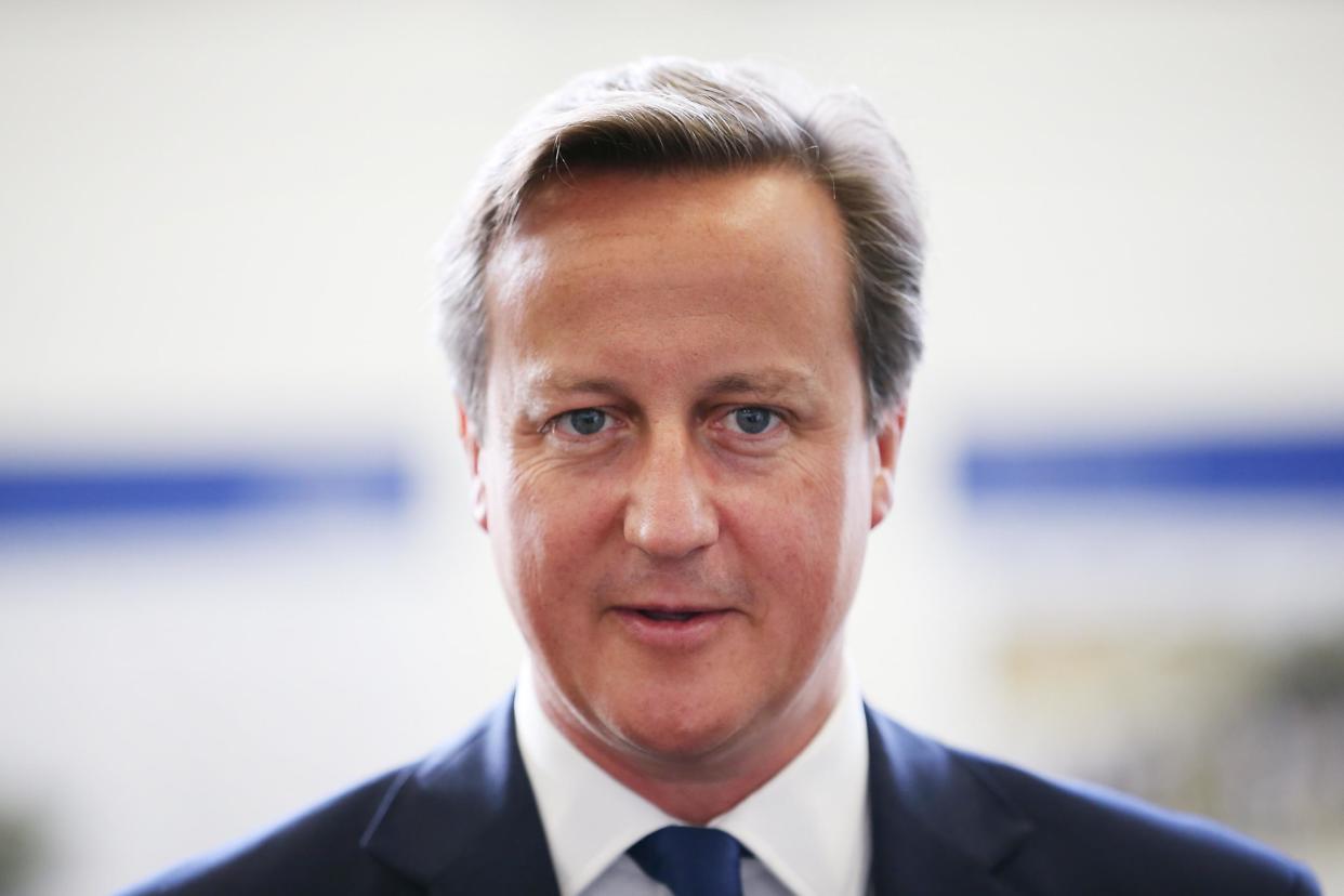 "It's coming": David Cameron: (Photo by Peter Macdiarmid - WPA Pool /Getty Images): Getty Images
