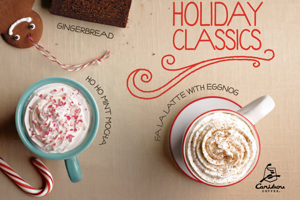 <div class="caption-credit"> Photo by: Credit: Courtesy of Caribou Coffee</div><br> <b>Best Drink at Caribou Coffee: Fa La Latte</b> <br> It's saying something when the eggnog-based drink is in fact the drink with the least amount of calories. A medium-sized, with whip, Fa La Latte is still 440 calories with 22 grams of fat, but that's an indulgence we can go for compared to its caramel sisters. Order a small with nonfat whipped cream, and you'll cut nearly 200 calories and 13 grams of fat. <br>