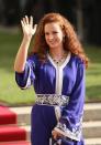 LUXEMBOURG - OCTOBER 20: Princess Lalla Salma of Maroc is seen after the wedding ceremony of Prince Guillaume Of Luxembourg and Princess Stephanie of Luxembourg at the Cathedral of our Lady of Luxembourg on October 20, 2012 in Luxembourg, Luxembourg. The 30-year-old hereditary Grand Duke of Luxembourg is the last hereditary Prince in Europe to get married, marrying his 28-year old Belgian Countess bride in a lavish 2-day ceremony. (Photo by Sean Gallup/Getty Images)