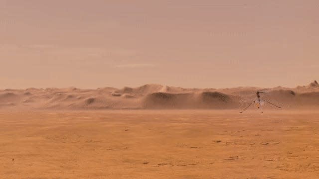 mars helicopter ingenuity nasa gif