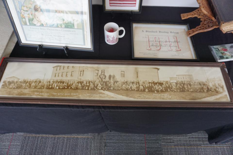 Former North Carolina Governor Oliver Max Gardner was a Sunday School teacher at First Baptist Church of Shelby. The church still has a photo of his Sunday School group in front of the building on display.