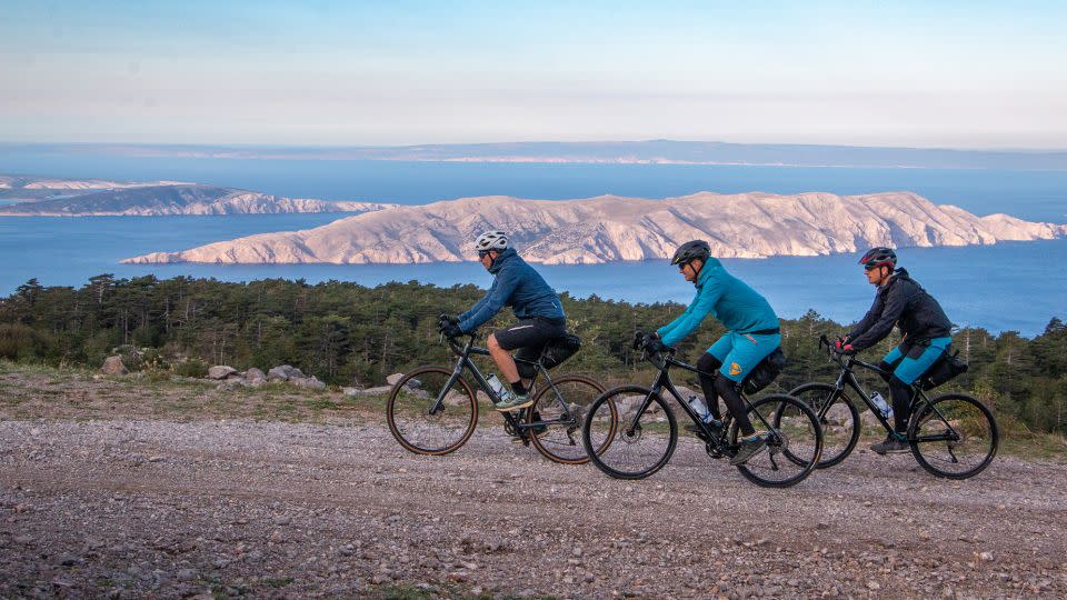 Spectacular scenery is a big draw along the new cycling route in the Balkans. - Matevz Hribar/Trans Dinarica cycly route